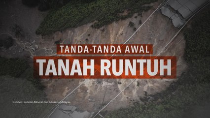 [INFOGRAFIK] Tanda-Tanda Awal Tanah Runtuh