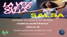 LA VOZ QUE NO CALLA (SALSA) POR JAVIER LINDO M.