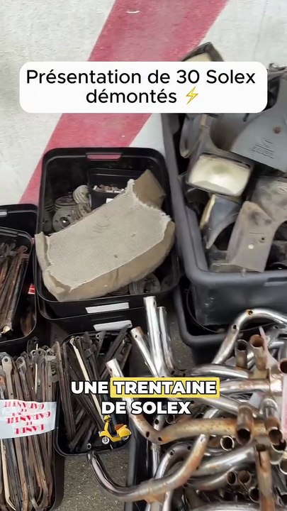 Présentation de 30 Solex démontés ⚡️