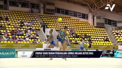 Skuad gimrama berpasukan negara tampil cemerlang sumbang emas untuk negara di Sukan SEA