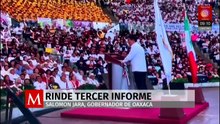 Salomón Jara destaca avances en salud, educación y seguridad en su tercer informe en Oaxaca