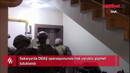 Sakarya'da DEAŞ operasyonunda Irak uyruklu şüpheli tutuklandı