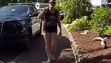 Neighborhood Karen Explodes After Police Expose Her Lies