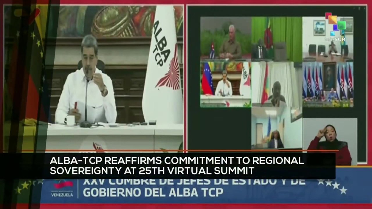 FTS 12:30 15-12: ALBA-TCP reaffirms commitment to regional sovereignty at 25th virtual summit