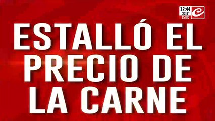 Estalló el precio de la carne: el kilo de vacío ya llega a los $20.000 en algunas carnicerías