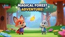 Luna and the Magical Forest Adventure | Fun 3D Cartoon for Kids