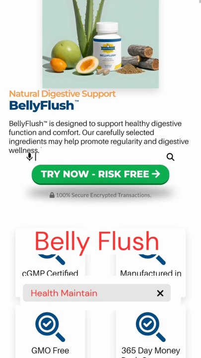 BellyFlush™ is designed to support healthy