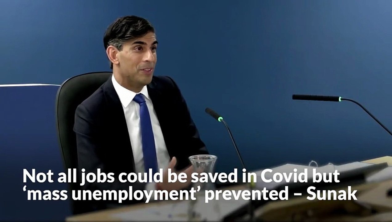 Not all jobs could be saved in Covid but ‘mass unemployment’ prevented – Sunak