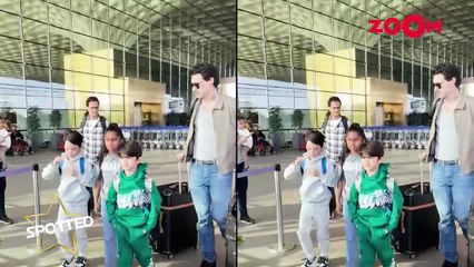 Sushmita Sen papped at the airport | Ashnoor Kaur happily poses for the paps in the city