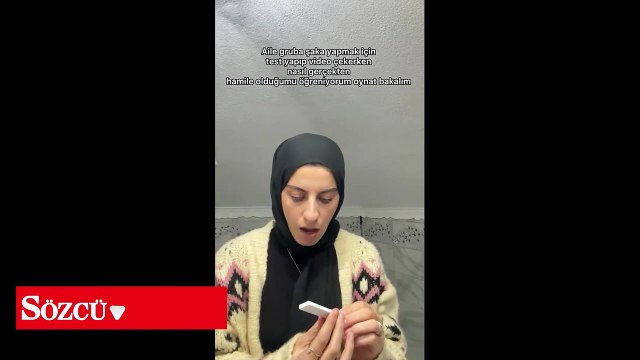 Aile grubuna şaka yapmak isterken hamile olduğunu öğrendi