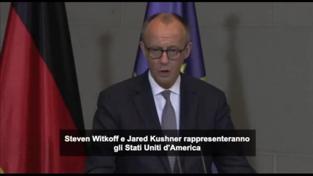 Merz: inviati americani partecipano ai colloqui europei sull'Ucraina