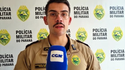 Condutor da viatura que capotou em acidente ficou ferido, diz PM