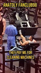 Just clean the bar 🤓#anatoly #fitness #gym