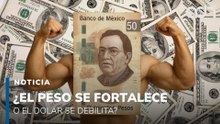 El peso rompe la barrera de las 17 unidades. ¿El peso se fortalece o el dolar se debilita?