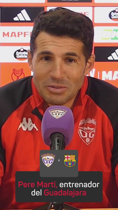 Pere Martí: "¿Pasar la eliminatoria contra el Barça? Los invitaría a una cena"