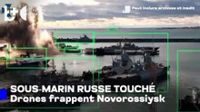 Renseignement ukrainien frappe un sous-marin russe; images de l'explosion diffusées