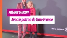 Mélanie Laurent et Dominique Busso à la soirée Time France au Petit Palais