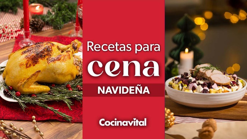 Recetas de menú para cena navideña con 1,000 pesos