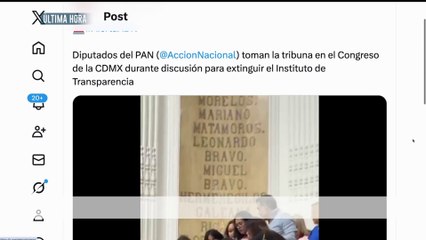 🚨¡Última Hora! Diputados del PAN y de Morena se enfrentan a golpes en el Congreso de la CDMX