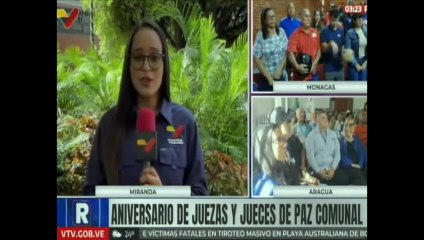 Jueces y juezas de paz comunal del estado Miranda celebran su primer aniversario