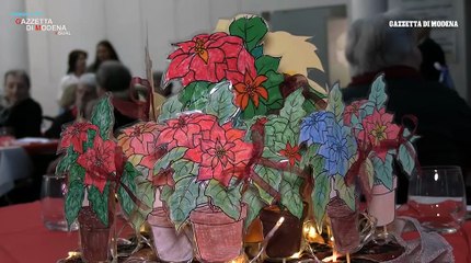 Modena, messa e pranzo di Natale per gli anziani ospiti delle Cra