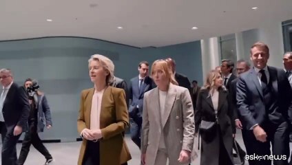 Merz accoglie Giorgia Meloni a Berlino