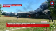 Cae avioneta cerca del Aeropuerto de Toluca; autoridades acuden a la zona