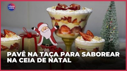 Pavê na taça para saborear na ceia de Natal | Como Fazer