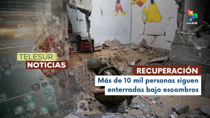 Inicia trabajo de recuperación de cadáveres gazatíes