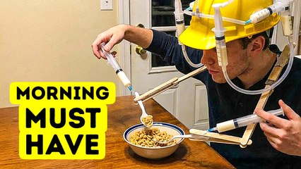 Breakfast Cereal Crane and Other Inventions You Didn't Know You Needed