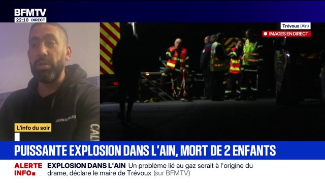 Explosion dans l'Ain: J'ai entendu un bruit extrêmement fort avec une forte vibration , raconte Nassim, témoin de l'explosion