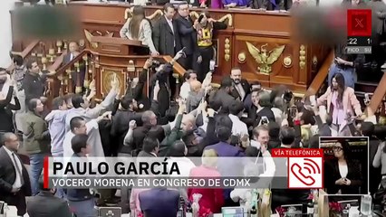 ¿Qué pasó en la pelea del Congreso de la Ciudad de México?