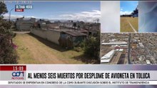 Ana Aurora Muñiz, alcaldesa de San Mateo Atenco, habla tras desplome de una avioneta en Toluca