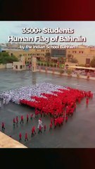 Bahrain Flag by Students | National Day of Bahrain #bahrainday #bahrainnationalday