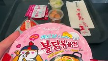 Samyang carbonara + Onigiri, #oreemart #conveniencestore #samyang #ramen #onigiri