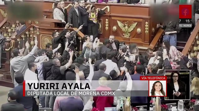 Condeno de manera enérgica este tipo de acciones : Yuriri Ayala sobre la pelea en el Congreso
