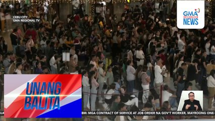 Mga dumalo sa unang Simbang Gabi, dagsa sa dalawang malalaking simbahan sa Cebu City | Unang Balita