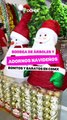 Bodega de árboles y adornos navideños en CDMX