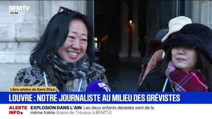 LIBRE ARBITRE DE SAMI SFAXI - Musée du Louvre: notre journaliste au milieu des grévistes