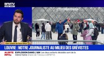 Louvre : notre journaliste au milieu des grévistes - 15/12
