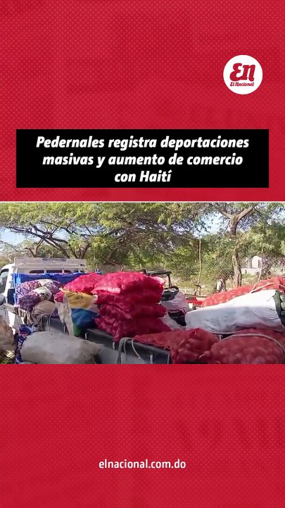 Pedernales registra deportaciones masivas y aumento de comercio con Haiti
