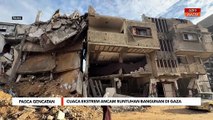 Cuaca ekstrem ancam runtuhan bangunan di Gaza