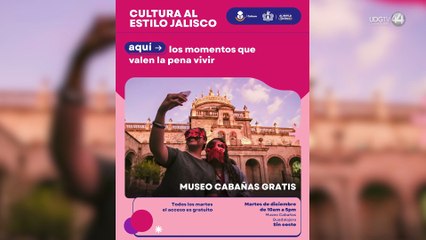 Accesos gratuitos y exposiciones activas en la programación decembrina del Museo Cabañas