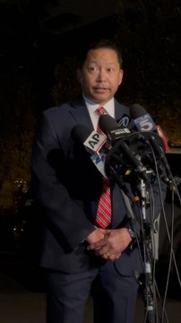 LAPD's Alan Hamilton conducted a press conference outside the home of Rob Reiner and his wife following brutal murders