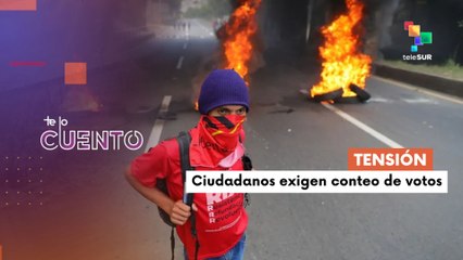Manifestantes en Honduras exigen recuento total de actas electorales