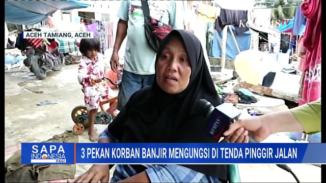 Tenda Seadanya, Ini Kondisi Pengungsi Korban Banjir di Aceh Tamiang | SAPA PAGI