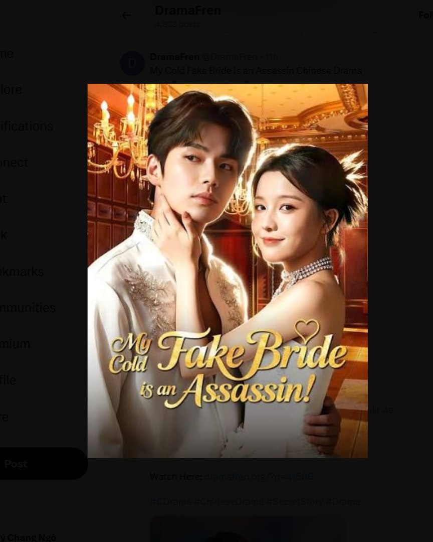 My Cold Fake Bride is an Assassin Chinese Drama - English Sub