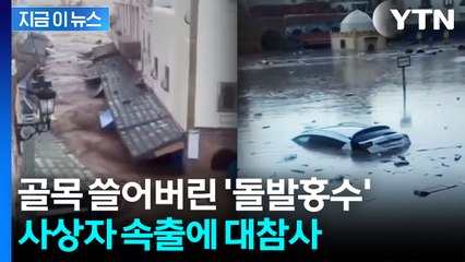 가뭄 극심하더니 돌연 물폭탄...죽음 부른 홍수에 아비규환 [지금이뉴스] / YTN