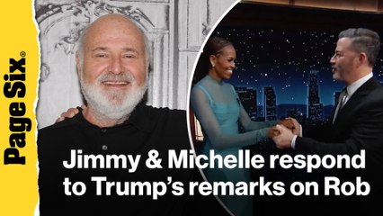 Jimmy Kimmel and Michelle Obama respond to Trump's comments on Rob Reiner