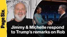 Jimmy Kimmel and Michelle Obama respond to Trump's comments on Rob Reiner